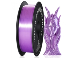 Filamento PLA Silk Multicolorido para Impressora 3D GEEETECH, 1,75mm, 1kg/rolo, Acabamento Brilhante (1kg)