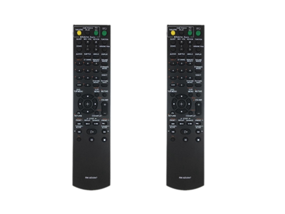 2 Controles Remotos Para Sony Av Dav-dz280 Dav-dz660 Dav-dz860 Dav-dz680 Dav-dz780 Hcd-dz750 Rm-adu047 Rm-adu050