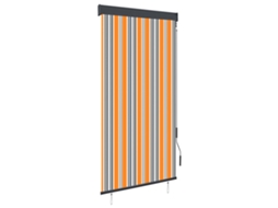 Outdoor Roller Blind, Outdoor Roller Blinds Vidaxl Multicolor Tecido (80 X 250 Cm)
