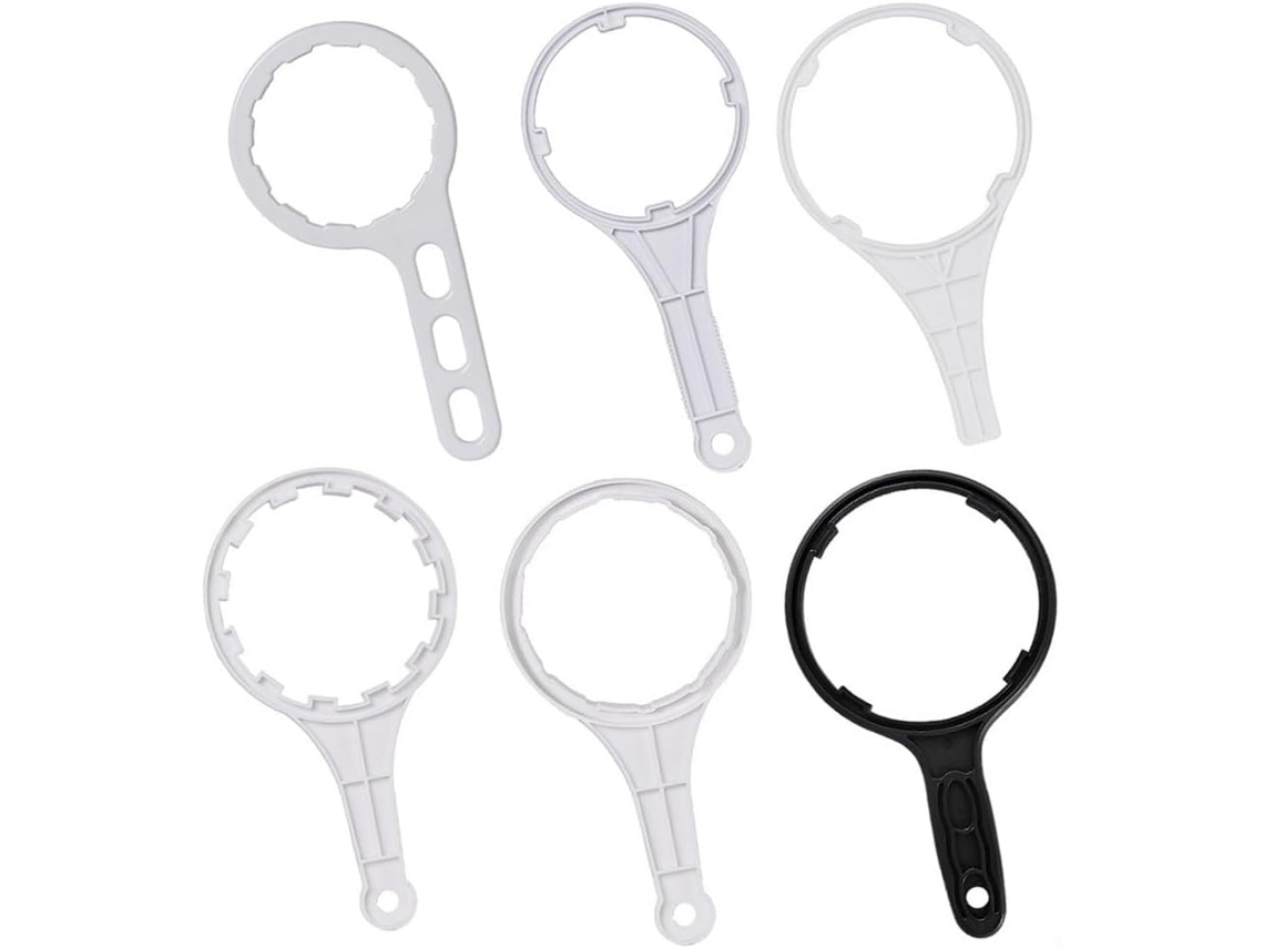 Chave De Plástico Para Garrafa De Filtro Carcaças De Osmose Reversa Finas E Regulares 1812, 10 Polegadas, 20 Polegadas