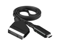 Cabo Scart para Hdmi Adaptador Conversor de Áudio e Vídeo 1080p/720p Tudo em um. AQUAFORGE