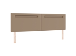 Cabeceira De Cama Minimalista Cappuccino Vidaxl Preto Madeira