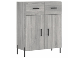 Aparador 69,5x34x90 cm Derivados de Madeira Cinzento Sonoma MAISON EXCLUSIVE