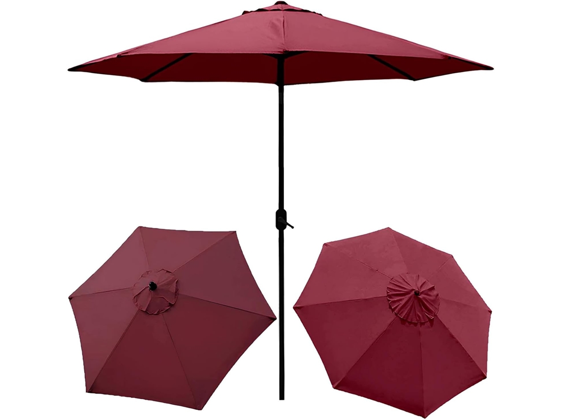 Guarda-sol De Em Poliéster Para Jardim Com Proteção Uv Impermeável