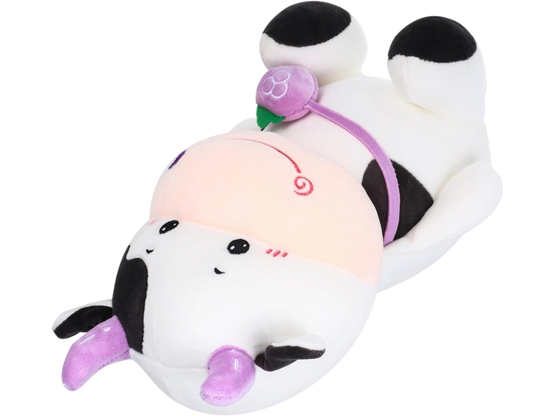 Peça Boneca Adorável Vaca De Pelúcia Almofada Macia E Para Decoração De Sala