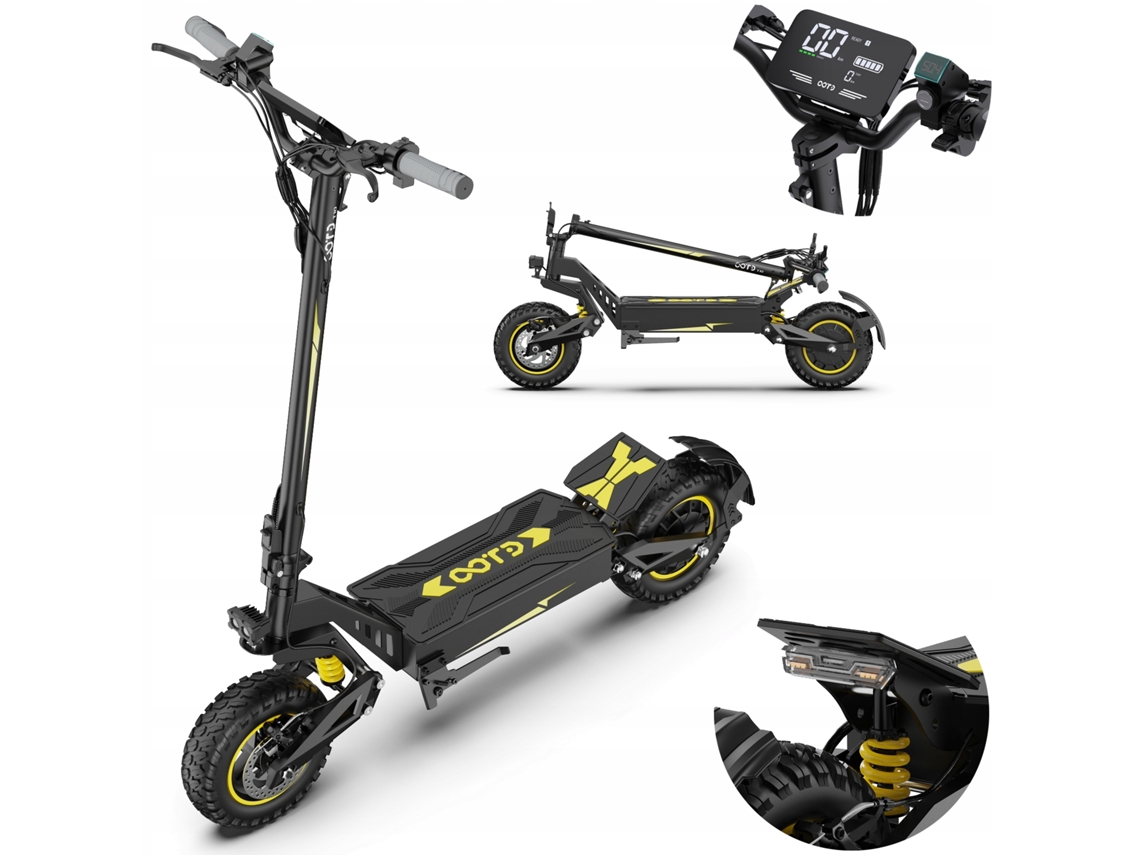 Trotinete Elétrica Ootd T10, 500w 48v 13ah, Velocidade Máxima De 55 Km/h, 11 Polegadas