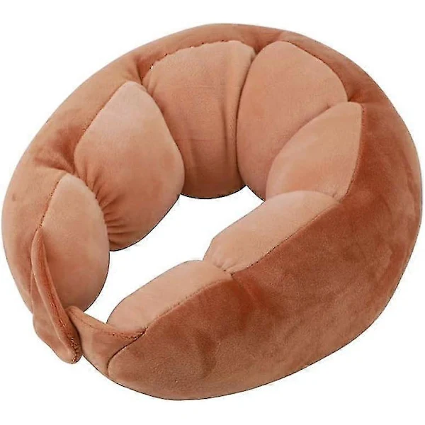Travesseiro formato U AQUAFORGE com espuma viscoelástica, portátil