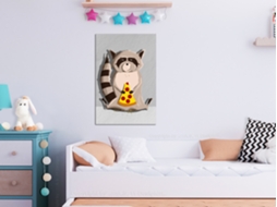 Quadro ARTGEIST Gourmand Raccoon (1 Part) Vertical (40x60)