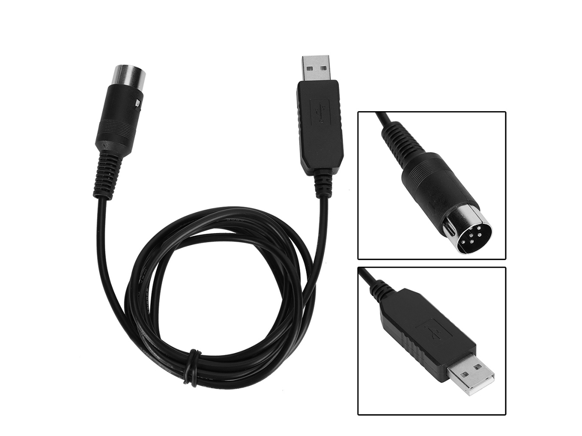 Cabo Usb Cat Din6 Para Rádio E Computador