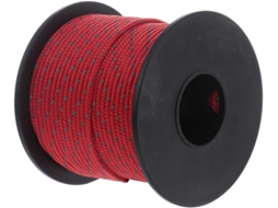 Corda Refletora Vermelha De 31m X 2, 1mm Para Barraca De Camping