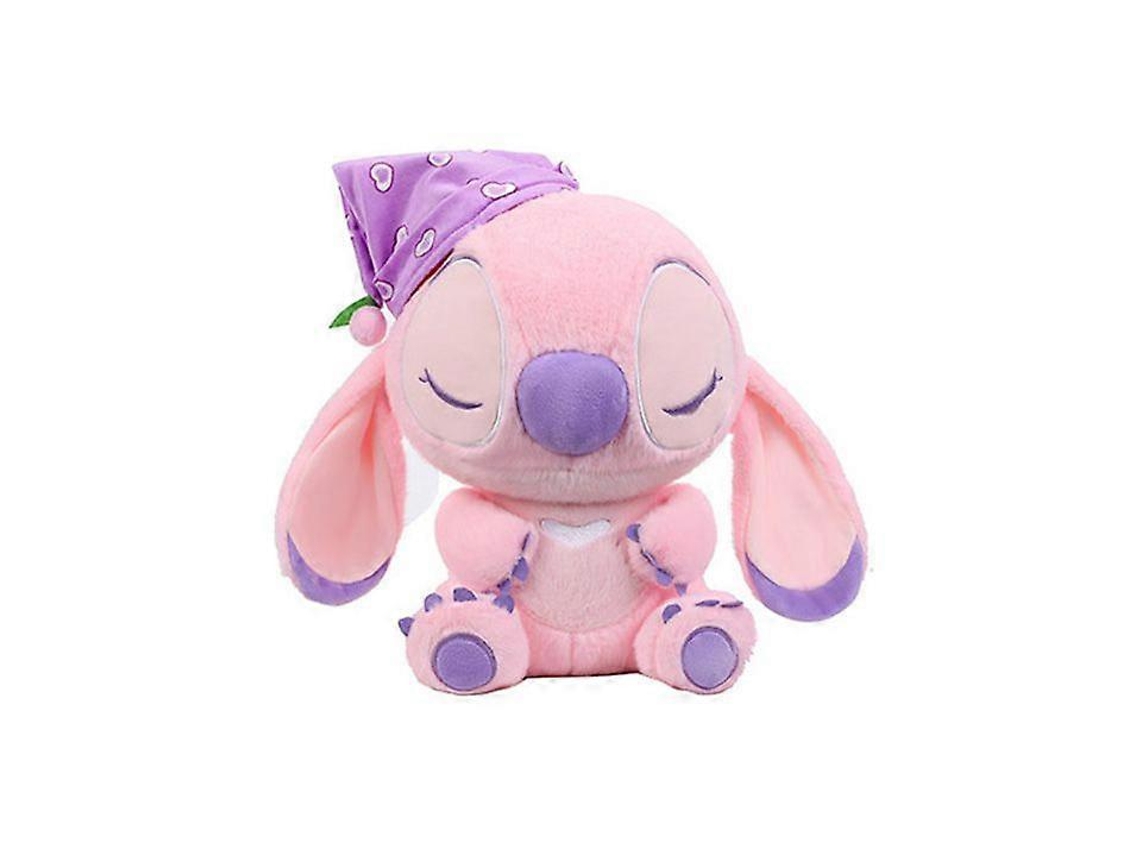 Boneca De Pelúcia Stitch Rosa Dormindo 40cm, Presente