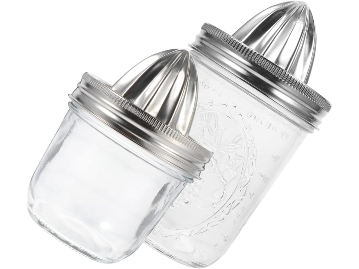 Espremedor De Frutas Ctricas Manual Ao Inoxidvel 2 Peas Para Sucos Frescas Em Casa. Vayotoy