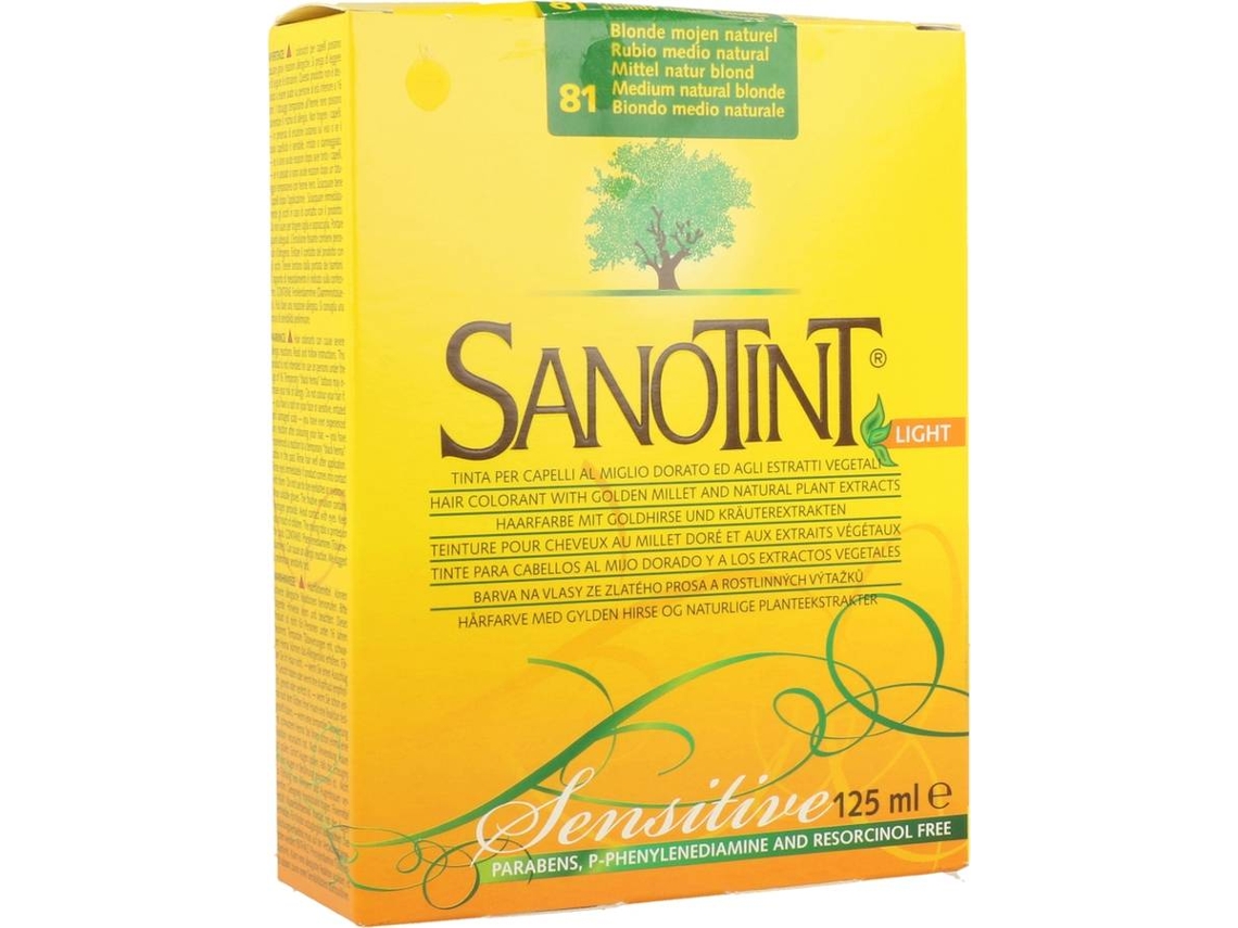 Tinta de Cabelo SANOTINT 81 Louro Medio Natural (125 ml)