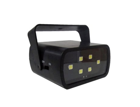 Adereço EUROCARNAVALES Luz Estroboscópica Intensa De 4,75 X 9 X 9 Cm