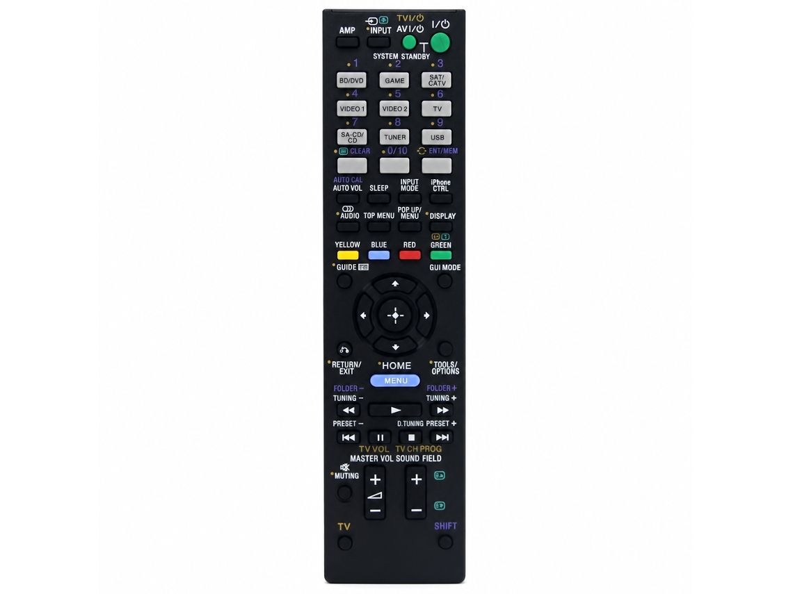 Comando À Distância Para Recetor Av Sony Compatível Com Rm-aau107_dae