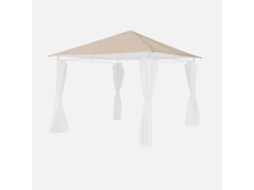 Cobertura de pérgola Elusa 3x3m, Beige