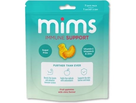Chá MIMS Gomas De Suporte Imunológico Para Adultos (35 unidades (Laranja - Limão))