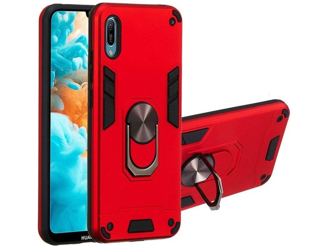 Capa Huawei Y6 Pro 2019 HONGWE. Robusta Vermelho