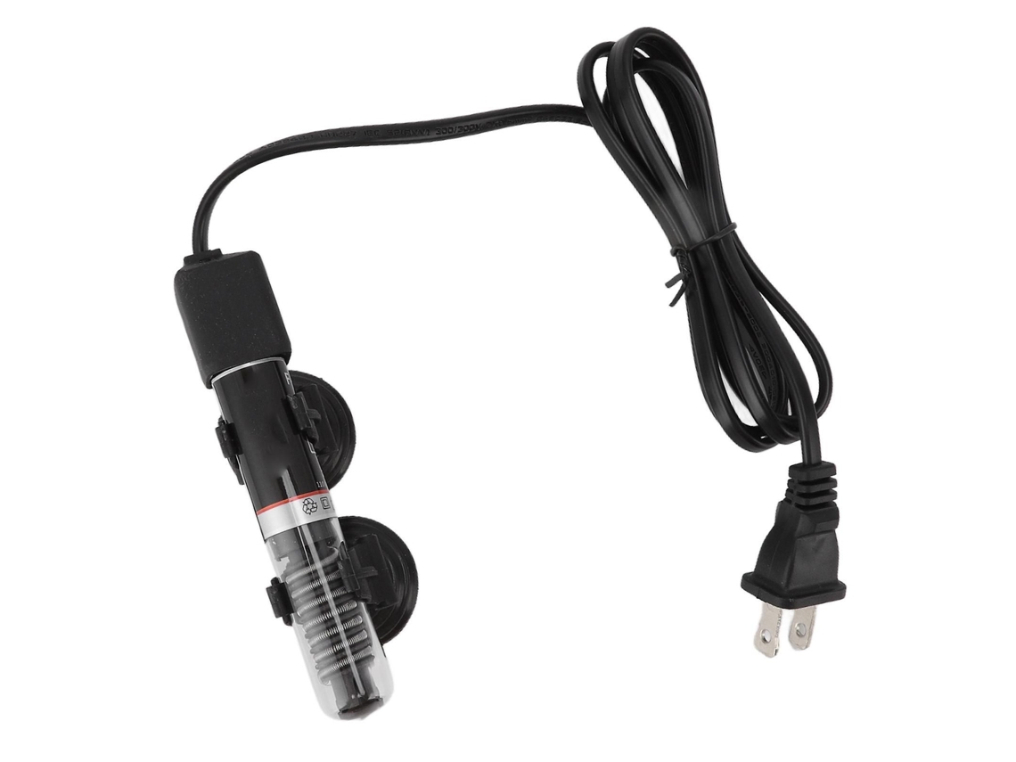 Aquecedor de Proteção Temperatura Constante Submersível Pequeno Tanque Peixes Haste Aquecimento 25w GOKOCO
