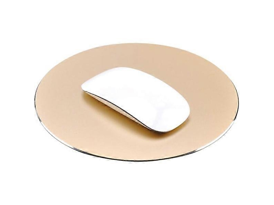 Mousepad Premium De Metal Alumínio, Redondo, 22 Cm Olysi Shop (8,66 Polegadas)