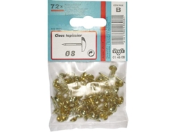 Prego Para Estofamento Aço Dourado 8 Mm Vynex