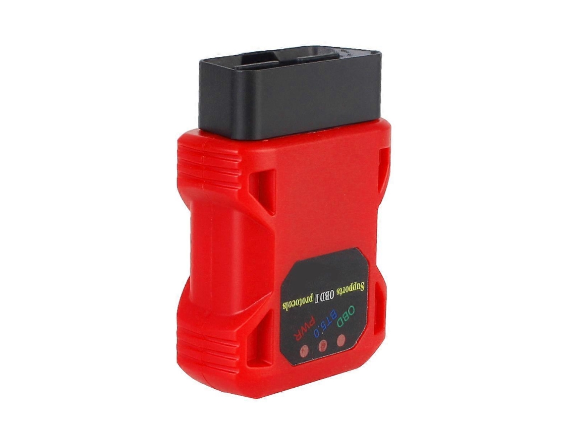Mini Detector Automotivo Bluetooth V011 Bluetooth 5.0 Compatível Com Sistemas Ios E Android Vermelho Nostalgia88