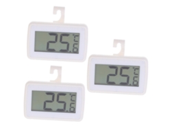 Lurelia Termómetro Digital, 3 Unidades, Para Frigorífico E Congelador, Memória Máx./mín., Celsius/fahrenheit