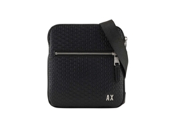 Bolsa Tiracolo Com Textura, Preta, Tamanho Único Armani Exchange