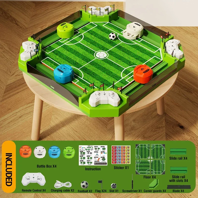 Jogo de Futebol Eletrônico para Quatro Jogadores, Brinquedo Educativo com Controle Remoto, Jogo Interativo. MDUG