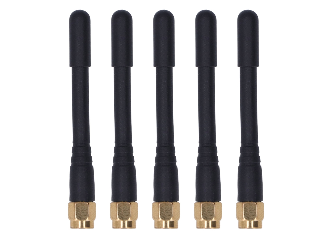 Antena Omnidireccional 5pcs Doble Frecuencia Impermeable Sma Macho 3dbi