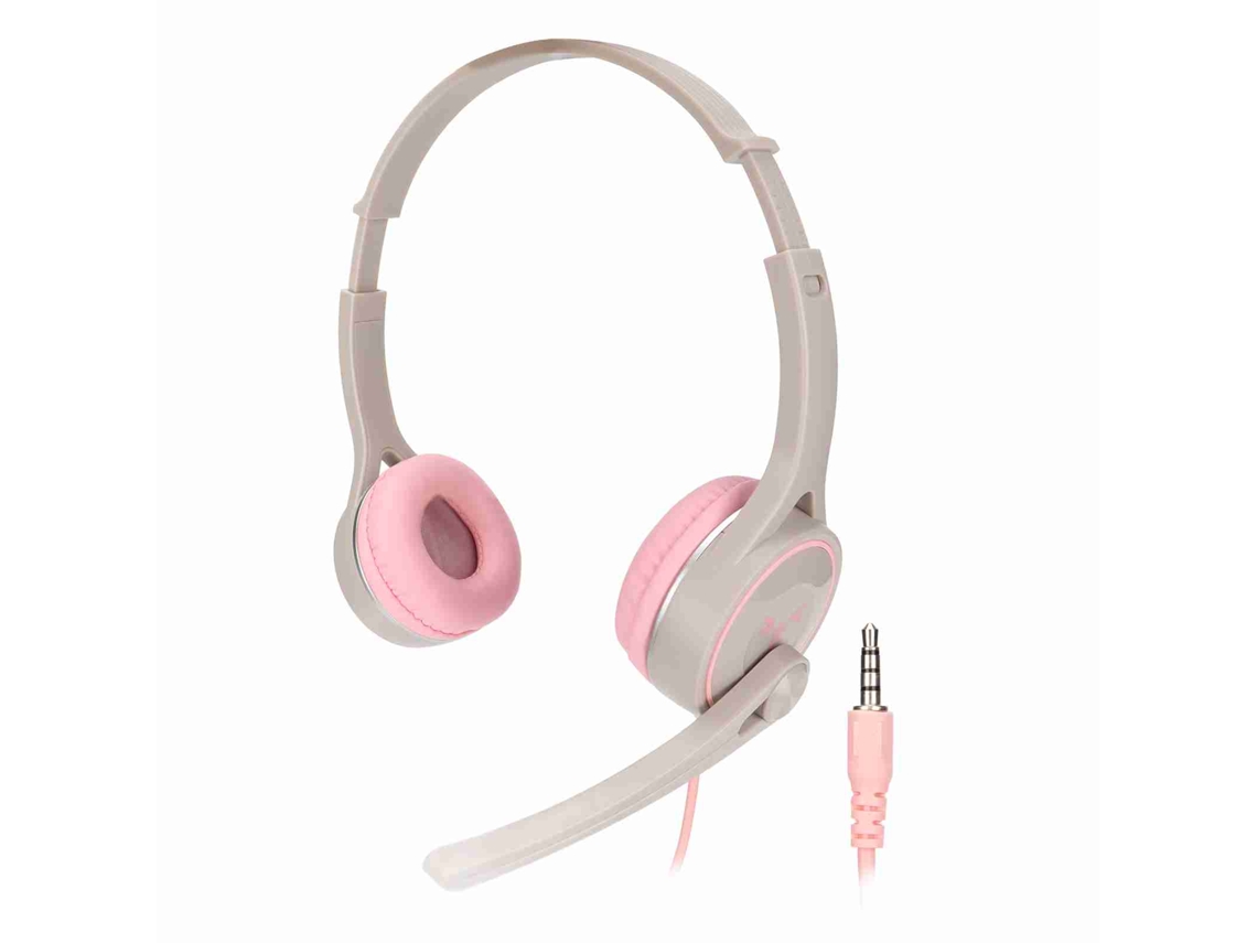 Fone De Ouvido Infantil Plegável Com Fio 3.5mm Estéreo Para Aulas Online E Música