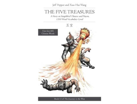 Livro The Five Treasures A Story In Simplified Chinese And Pinyin, 1200 Word Vocabulary Level De Jeff Pepper (inglês)