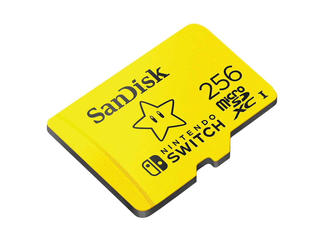 Cartão de Memória MicroSD SANDISK 256 GB Nintendo Switch