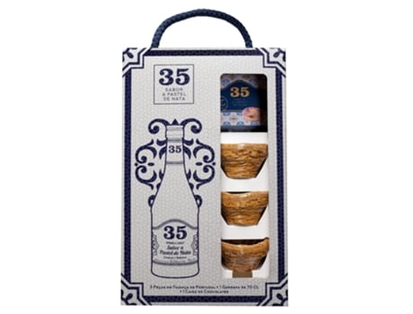Licor 35 Sabor a Pastel de Nata Pack Portugal
