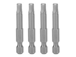10 Peças De Parafusadeira Com Broca Hexagonal Magnética S2 Aço 6,35mm Cabo 50mm Comprimento Insumos Industriais