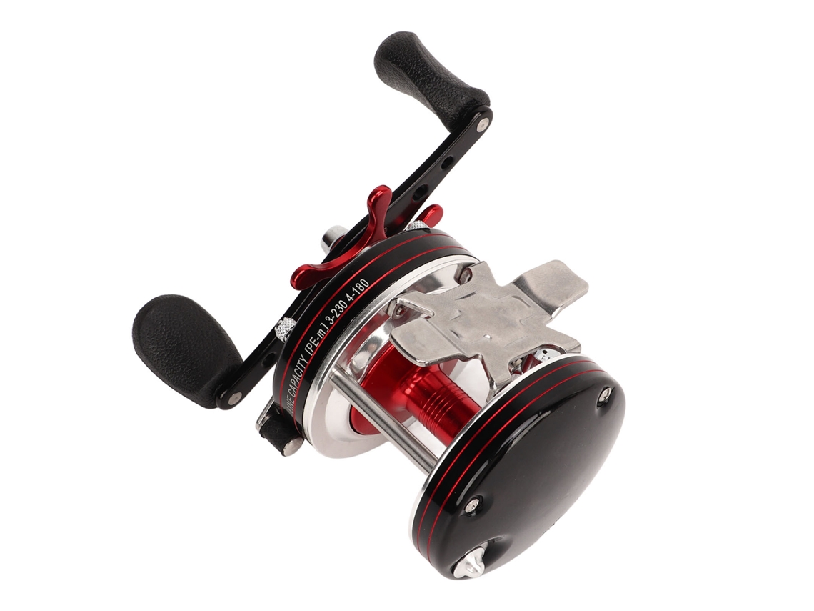 Molinete de Pesca Baitcasting Metal Mão Direita