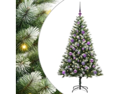Conjunto 1 Árvore De Natal Vidaxl Verde Pvc (150 Cm)