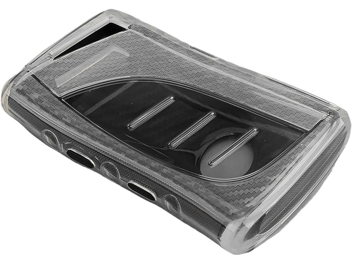 Capa Para Chave De 4 Botões Da Lexus, Feita De Tpu Preto E Transparente