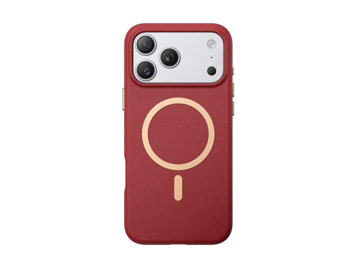 Capa Para Iphone 17 Pro Max Robusta Anti-choque Magnético Vermelho Czhhmart