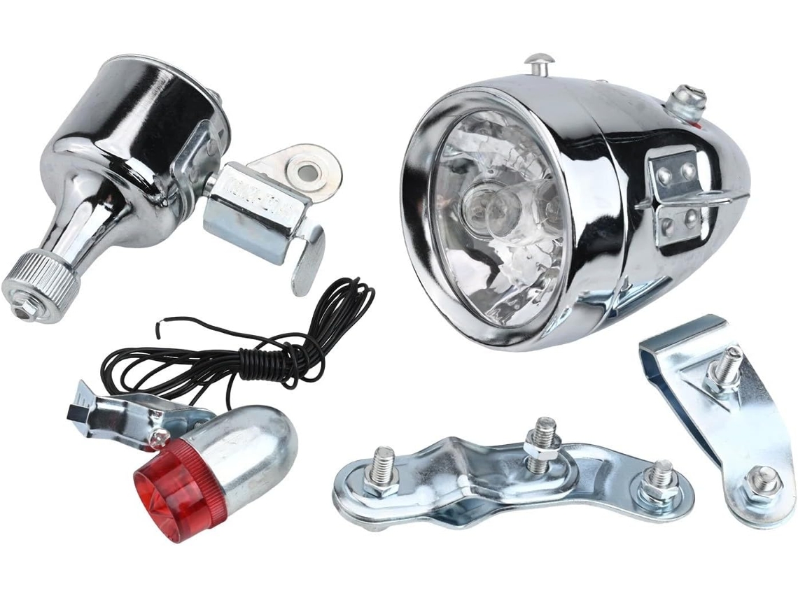 Farol E Lanterna Traseira Para Bicicleta Ac12v 6w, Gerador De Energia