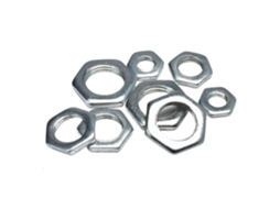 Porca Sextavada De Ferro Galvanizado Branco Com Rosca Fina M6 M8 M10