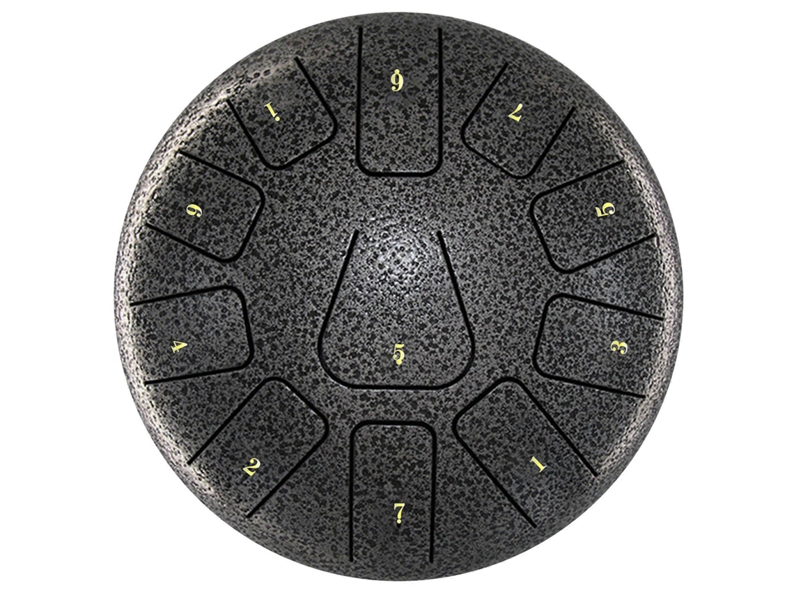 Tongue Drum De Aço De 8 Polegadas - Handpan De 11 Notas Com Baqueta, Dedais De Percussão Para Meditação E Yoga