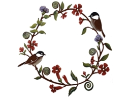 Decoração De Parede Com Guirlanda De Flores Artificiais Tits Da Laxiscreed Para Porta, Varanda Ou Cozinha