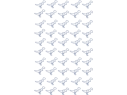 50 clipes de papel fofinhos com desenhos animados, mini clipes com forte poder de fixação, processo de galvanização.