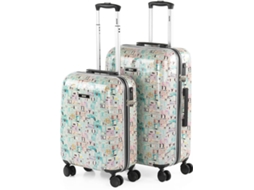 Conjunto de Malas de Viagem SKPAT 133300 Azul (67x44x24cm)