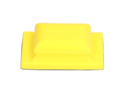 Bloque De Lixa Manual Quadrado De Espuma Pu Com Acessórios De Gancho E Loop Para Polimento De Madeira