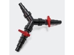 Distribuidor Y 25/32/38mm (1"/1 1/4"/1 1/2") Mangueira De Pia Com 2 Válvulas De Ajuste