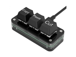Teclado Mecânico Programável Rgb De 3 Botões, Teclado Macro Tipo C Para Jogos, Personalizável Para Tablet De Jogos De E Sports Slowmoose