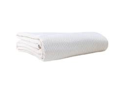 Colcha Jacquard Zigzag 260x240cm Bege Kasa