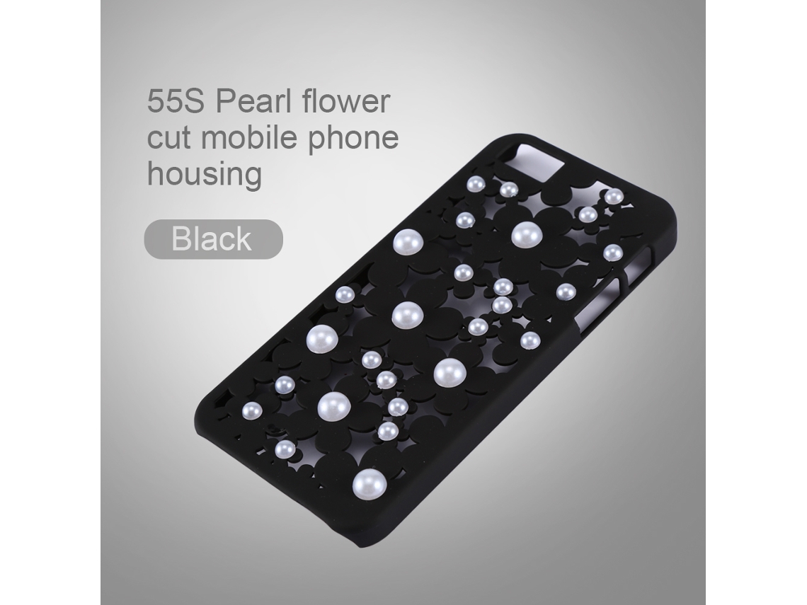 Capa de Telefone EOOCOO (flor de Pérola com Recorte para 5/5s)